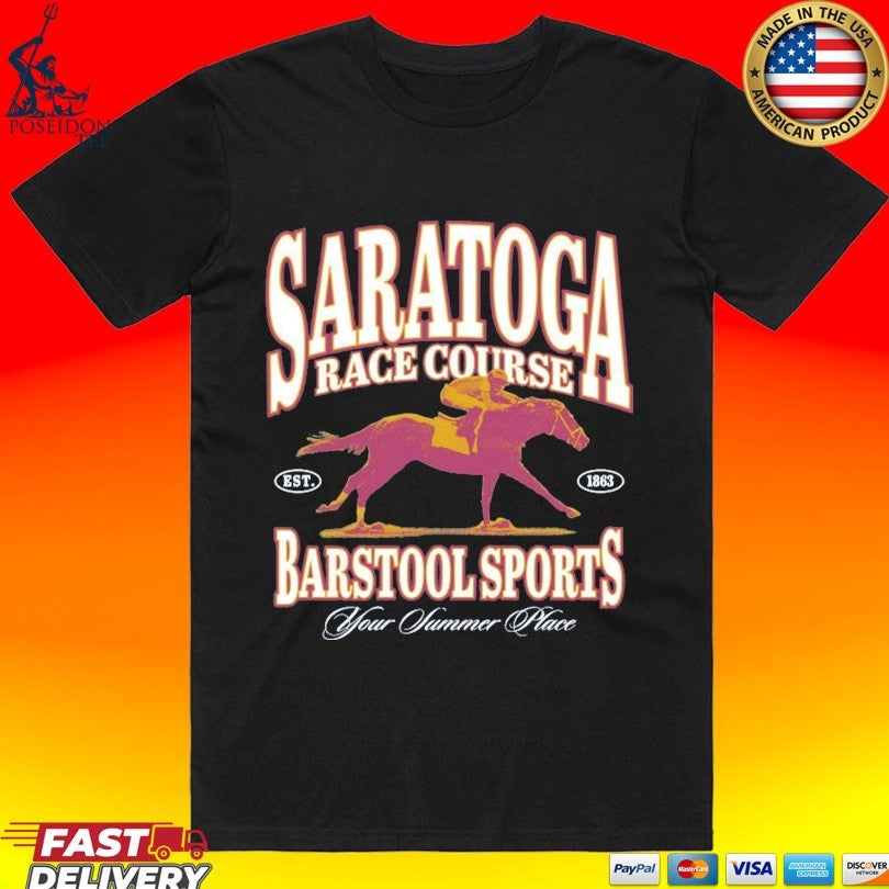 Saratoga X Barstool Sports Racecourse Your Summer Place Racing Graphic T-shirt
