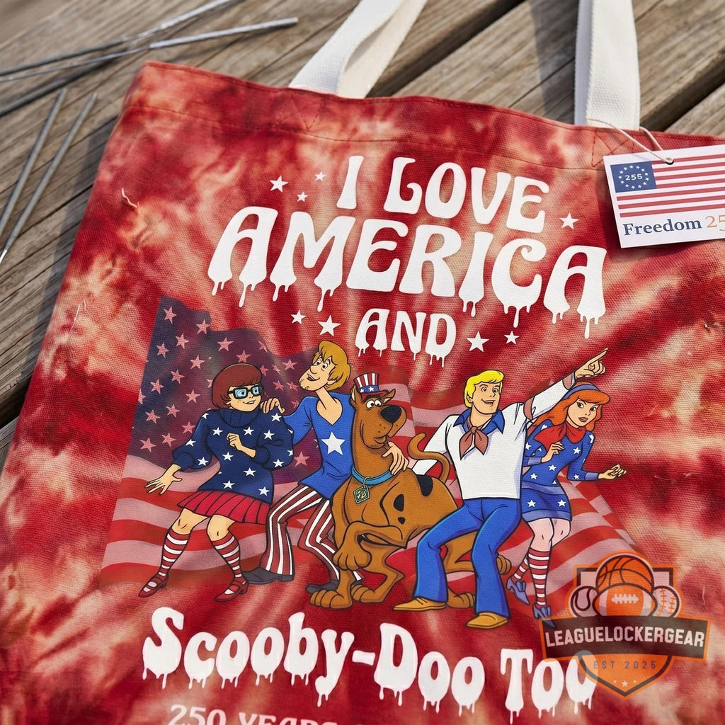 Scooby-Doo 250 Years of Freedom Patriotic Tote Bag
