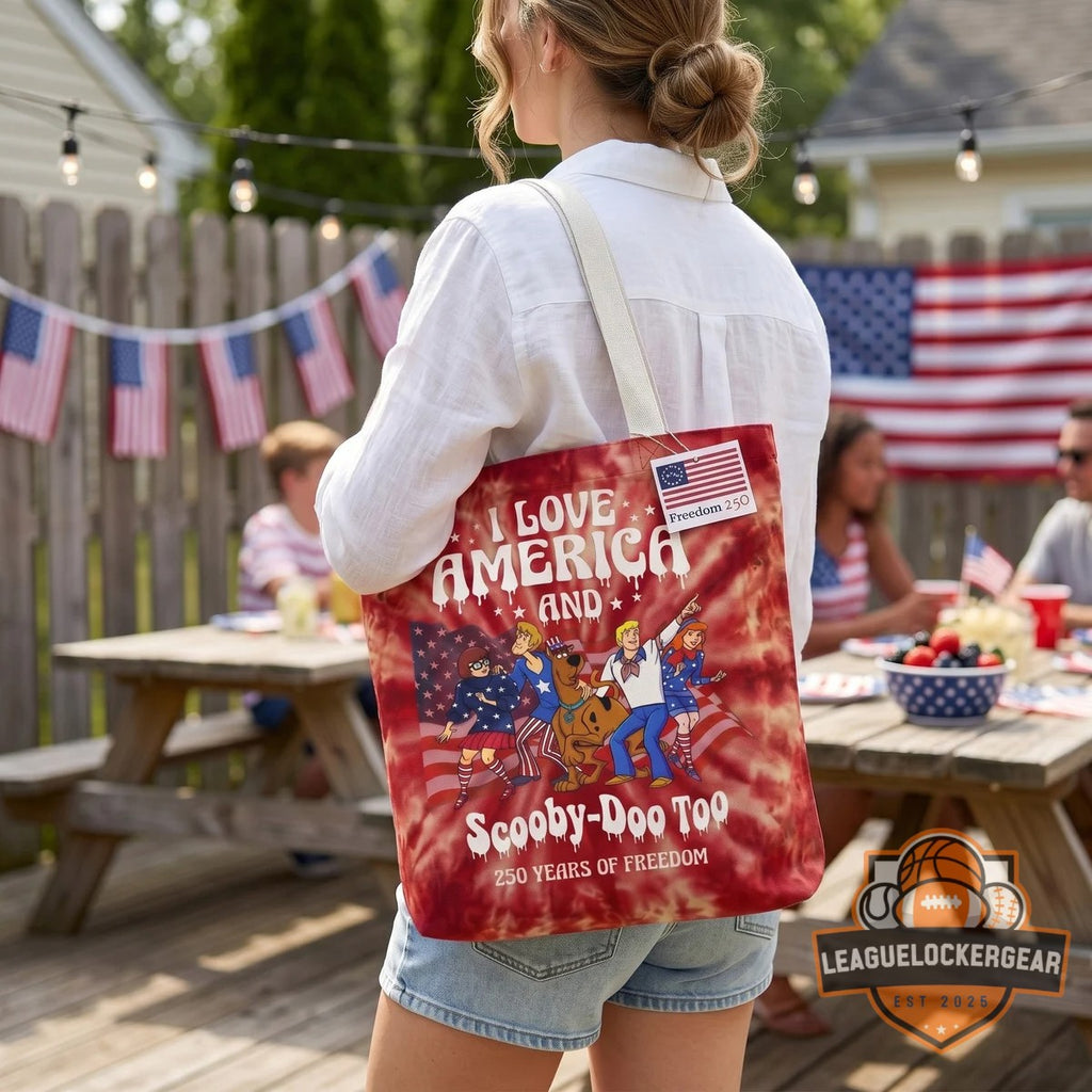 Scooby-Doo 250 Years of Freedom Patriotic Tote Bag