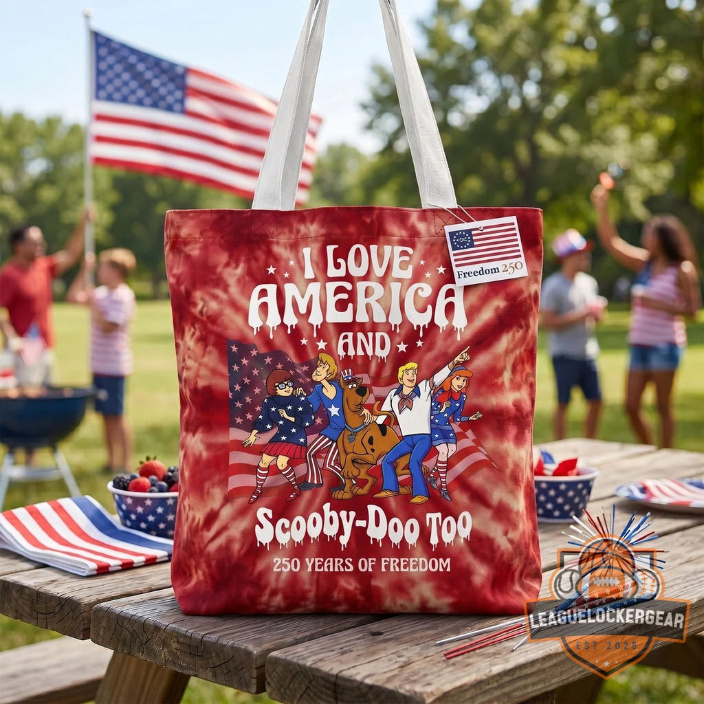 Scooby-Doo 250 Years of Freedom Patriotic Tote Bag