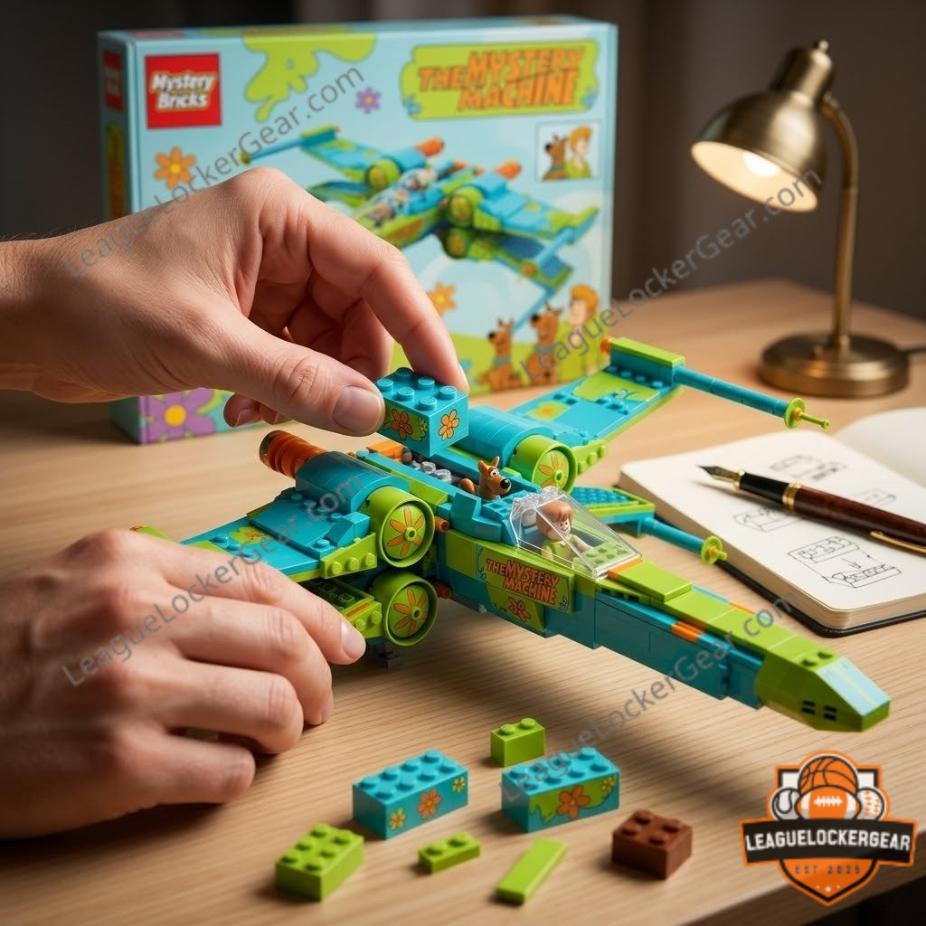 Scooby-Doo The Mystery Machine X-Wing Spaceship Collectible Building Set