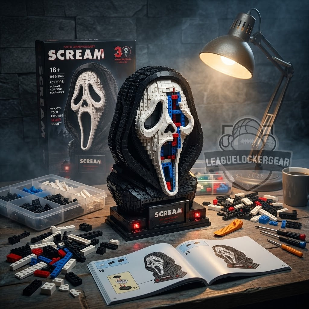 Scream 30th Anniversary 1996-2026 Ghostface Building Set