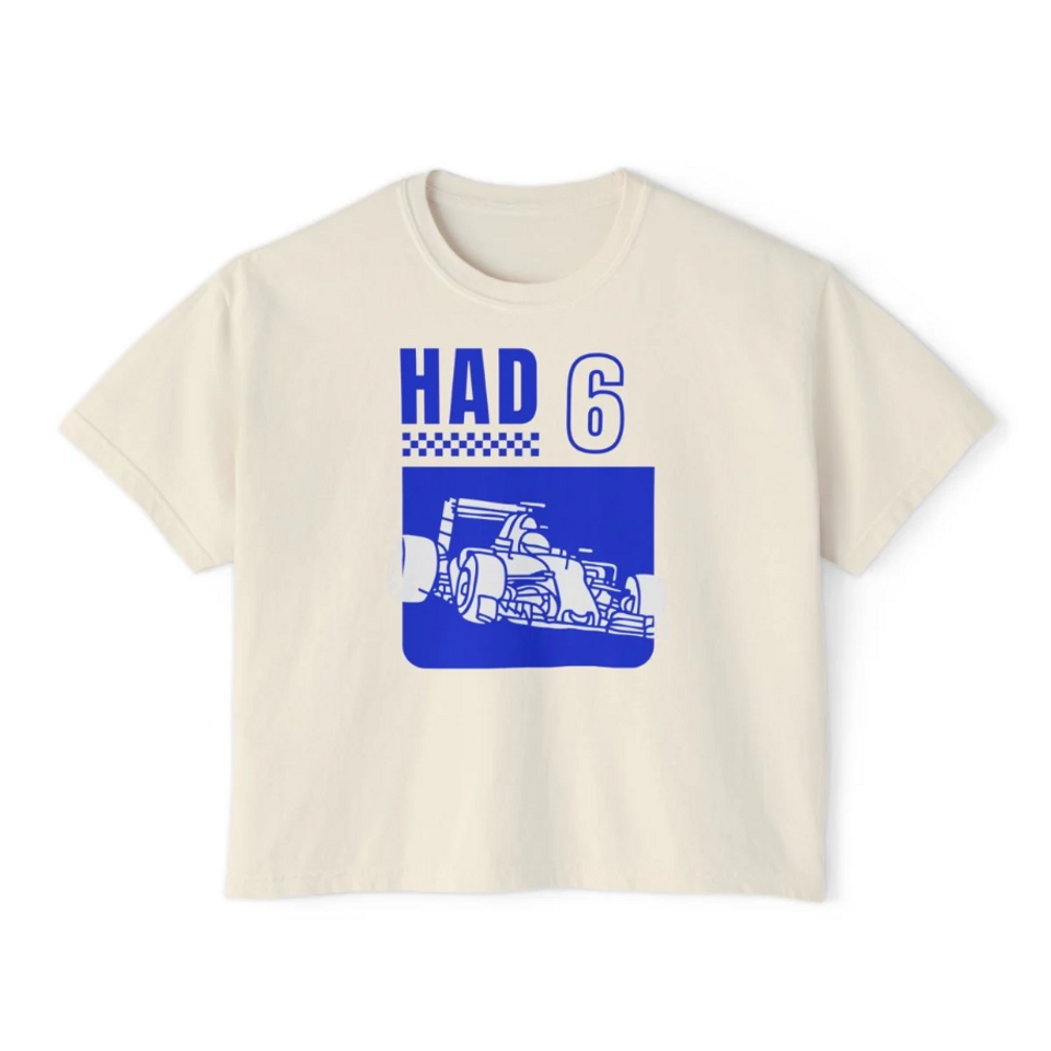 HAD 6 Vintage Inspired Driver Women's Boxy Tee