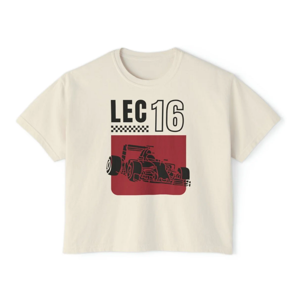 LEG 16 Vintage Inspired Driver Women's Boxy Tee