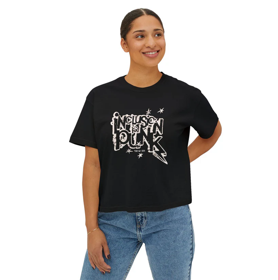 Inclusion is Punk Women's Boxy Tee