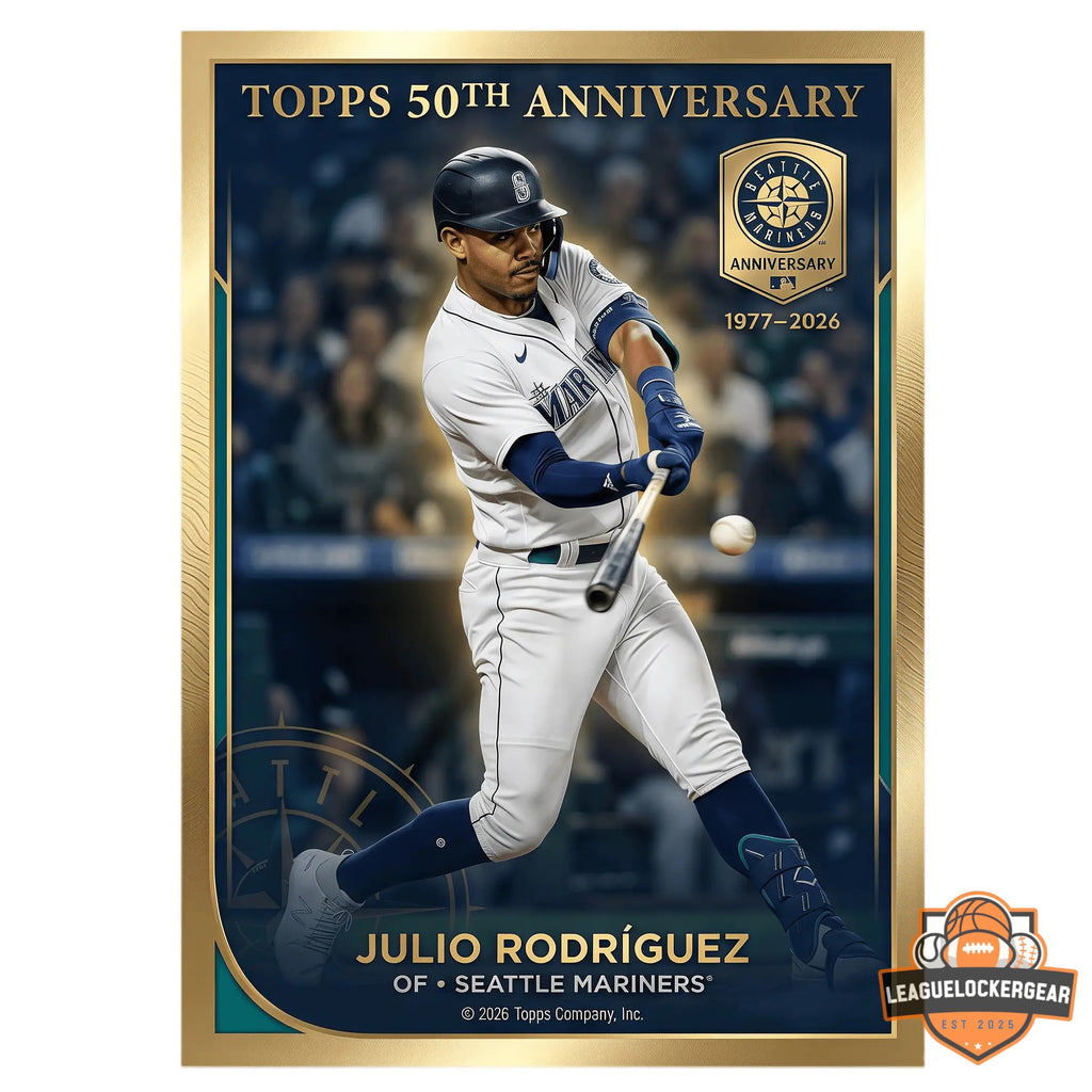 Seattle Mariners 50th Anniversary 1977-2027 MLB Trading Cards
