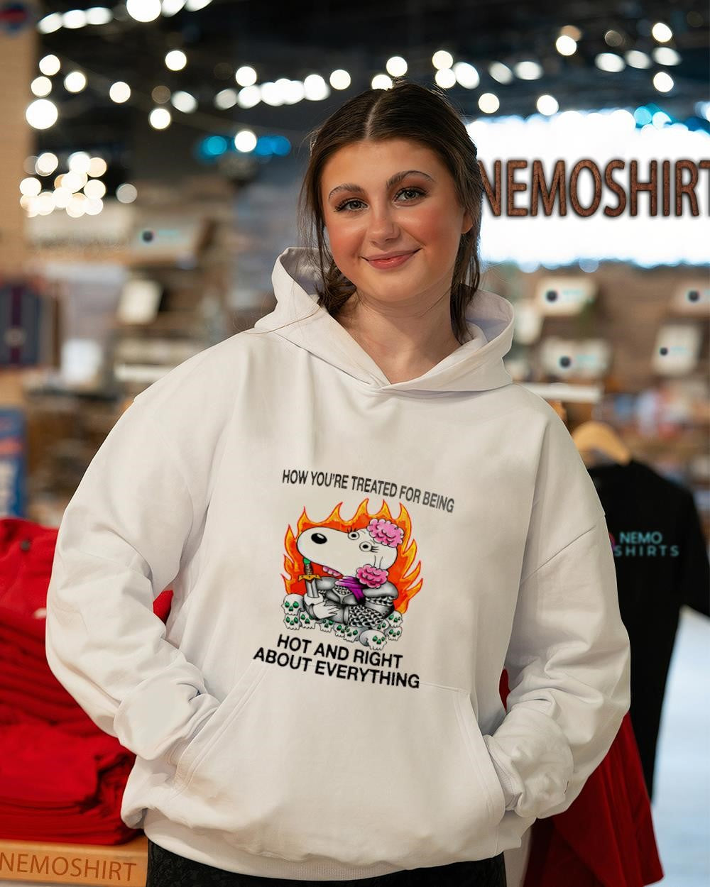 Poodle skulls how you’re treated for being hot and right about everything shirt