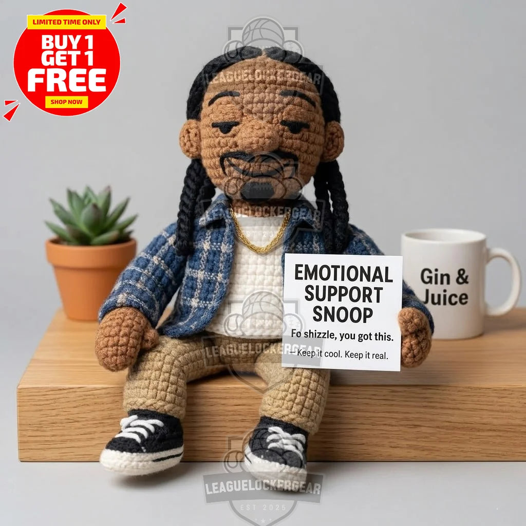 Snoop Dogg Emotional Support Crochet Doll