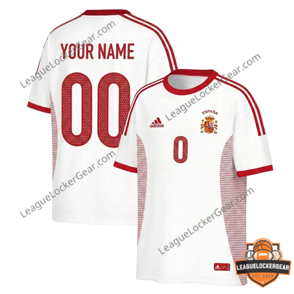Spain World Cup 2026 Custom Football Jersey