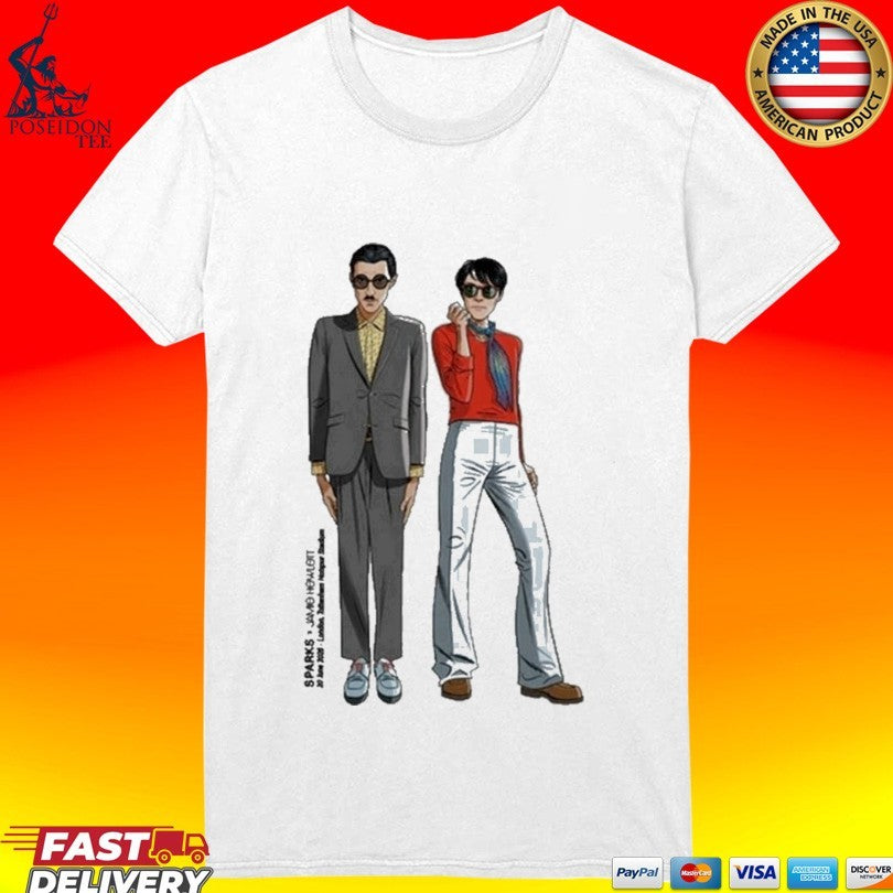 Sparks X Jamie Hewlett At Tottenham Hotspur Stadium 2026 On June 20 2026 T-shirt