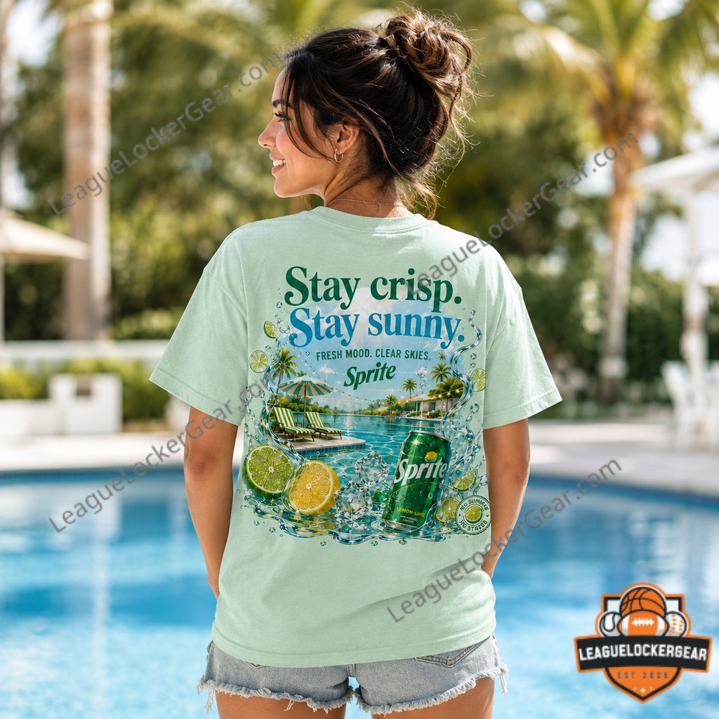 Sprite Stay Crisp Stay Sunny Lemon Lime Poolside T-Shirt