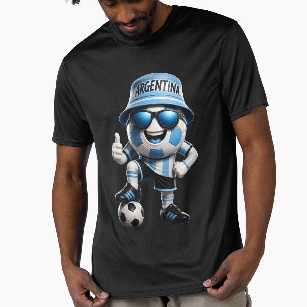 Argentina Soccer Mascot Funny Football Cartoon Graphic by ArtSpark Studio