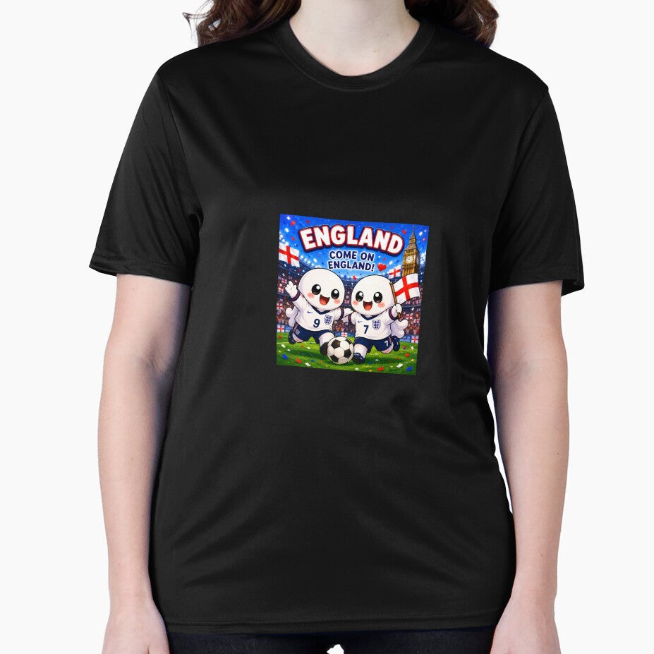 Cute England Football Ghost by QuirkNest Studio
