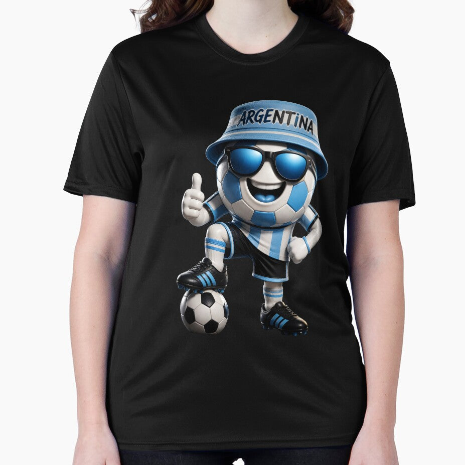 Argentina Soccer Mascot Funny Football Cartoon Graphic by ArtSpark Studio