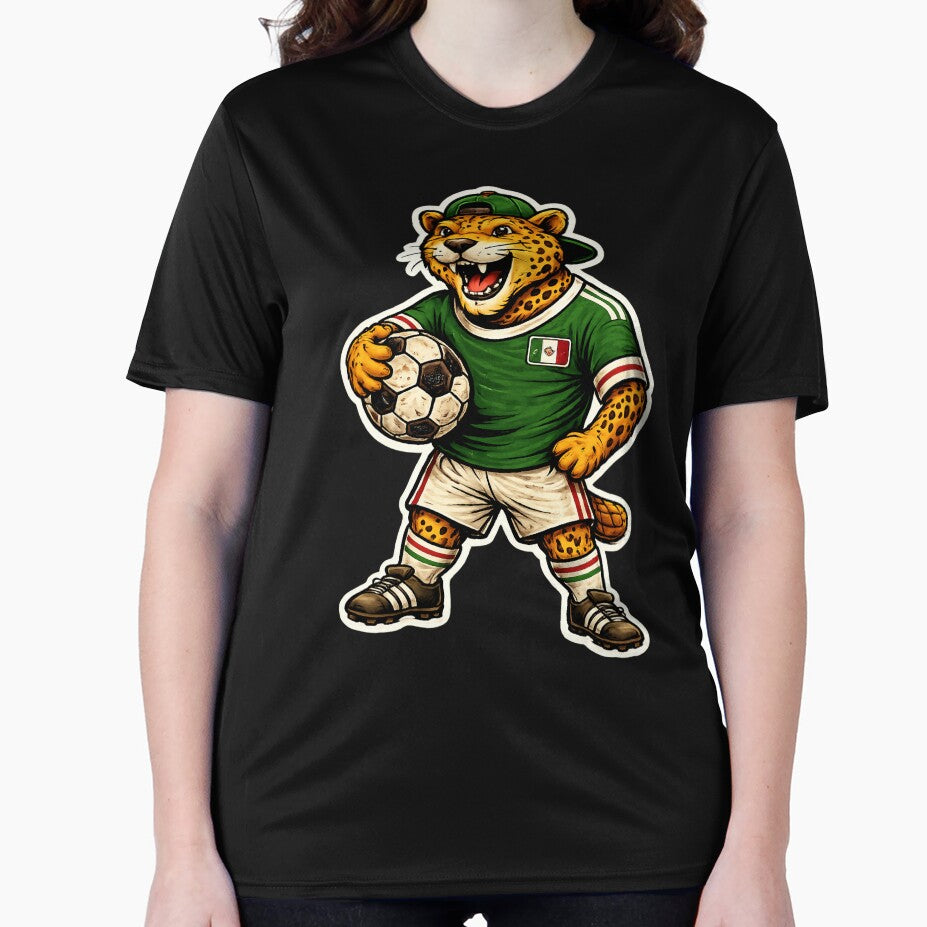 Mexico Jaguar Soccer Sticker – Vintage Football Mascot 2026 by randomdesignsnearme
