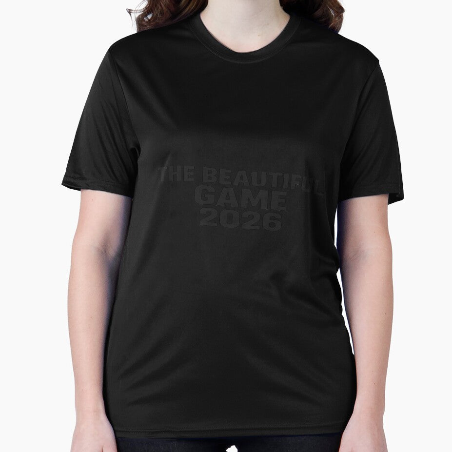 The Beautiful Game 2026 Minimalist Football T-Shirt by ArthUpscale