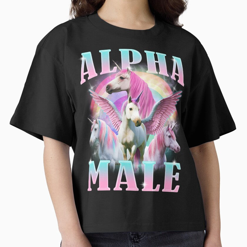 Alpha Male Unicorn Funny Meme by BelkaMd
