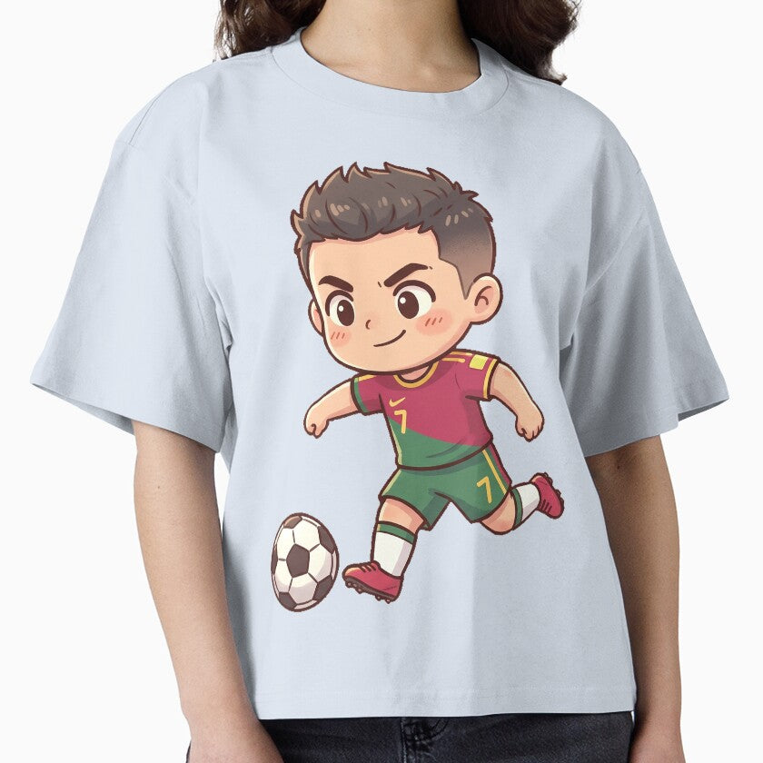 Kawaii Football Star Number 7 Soccer Champion Anime Sports Art by RosetteArtists