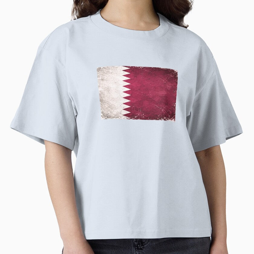 Qatar Football World Cup Flag | Grunge Qatari Soccer Art by tangramrachel