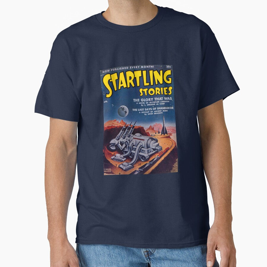 Startling Stories 1952, 50s Sci-Fi Vintage Retro Cover Art Print by teammacau