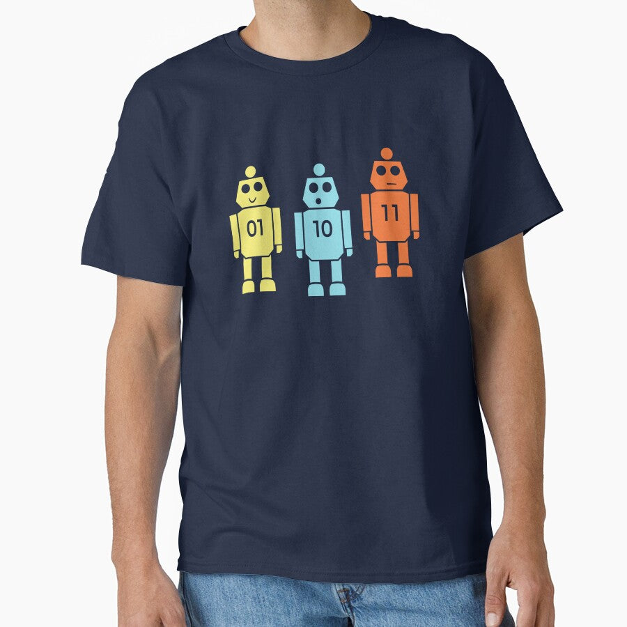 Cute Robots Binary Christian's Shirt Survivor Season 50 by TackyTime
