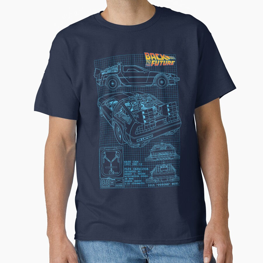 Back to the Future Delorean Blueprint by iannyuk