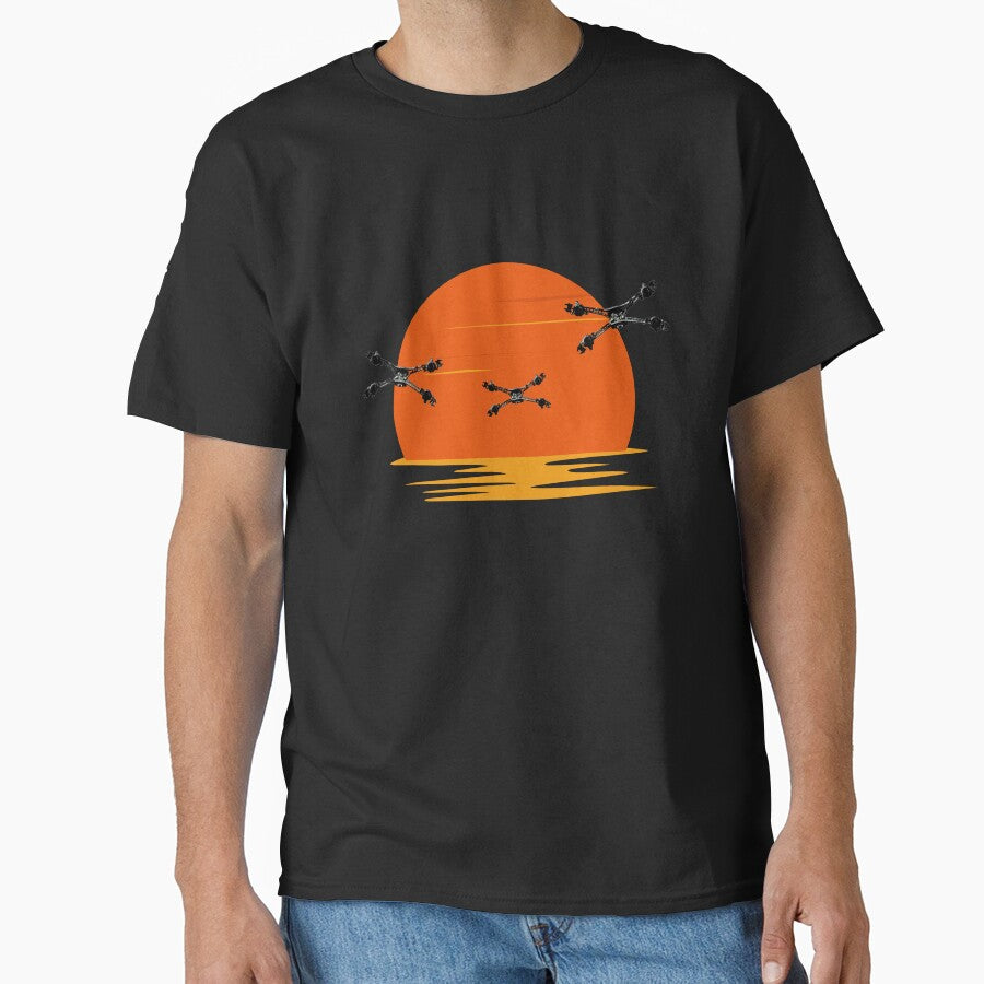 Starfury Fighters - Sunset - Black - Sci-Fi by Fenay Designs
