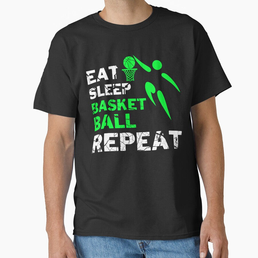 Eat Sleep Basketball Repeat by backham-design