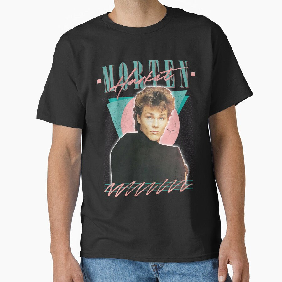80s Vintage Style Morten Harket Aesthetic Design by rippyshbarcus