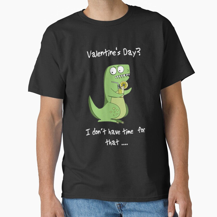Singles Valentine Funny Dino by ninapfvu