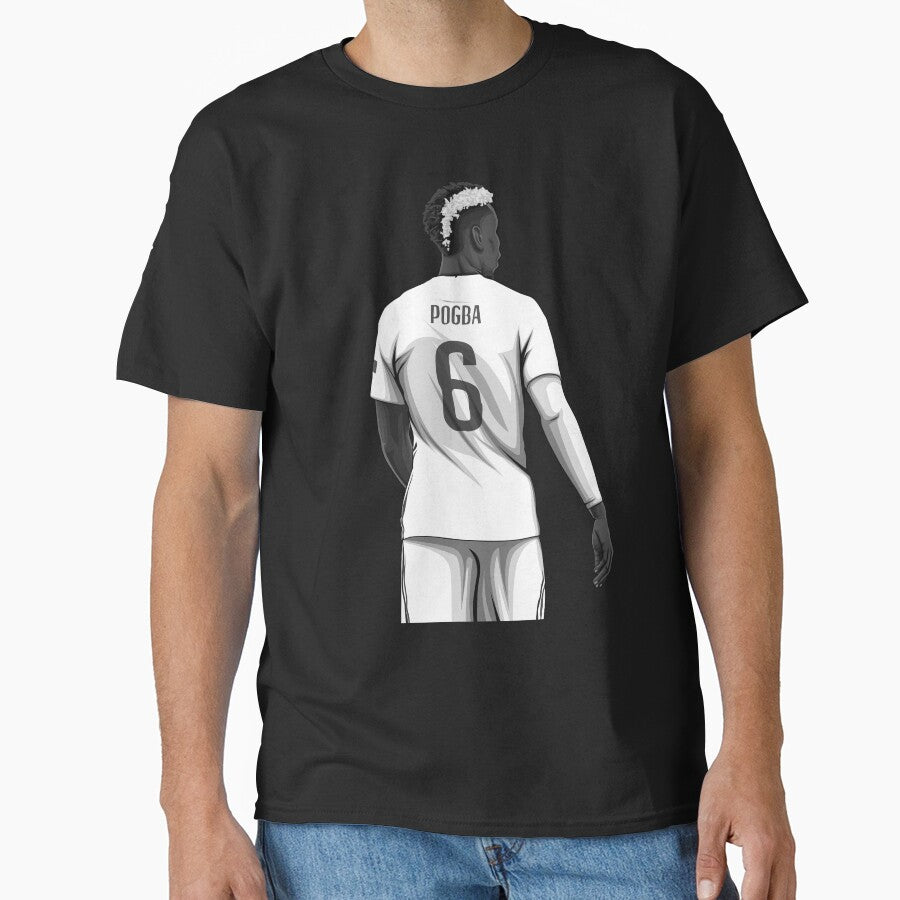 Paul Pogba Black and White Version by Aldduardo
