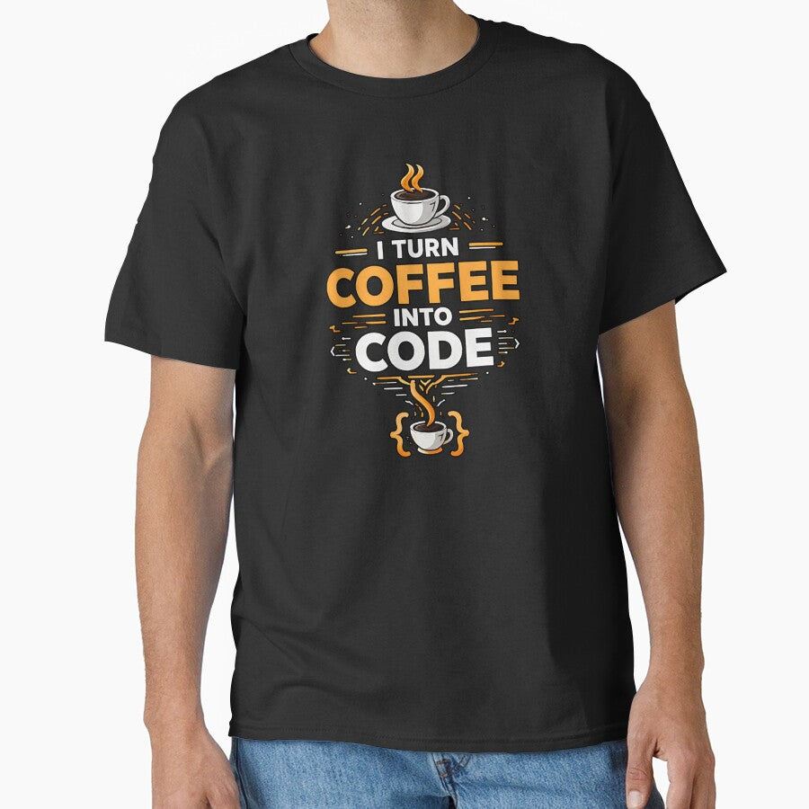 I turn coffee into code by Plot Twist Outfitters