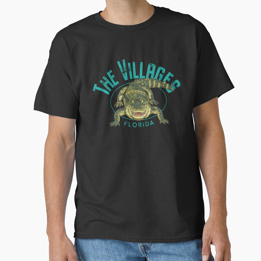 The Villages Florida Alligator Design by Futurebeachbum