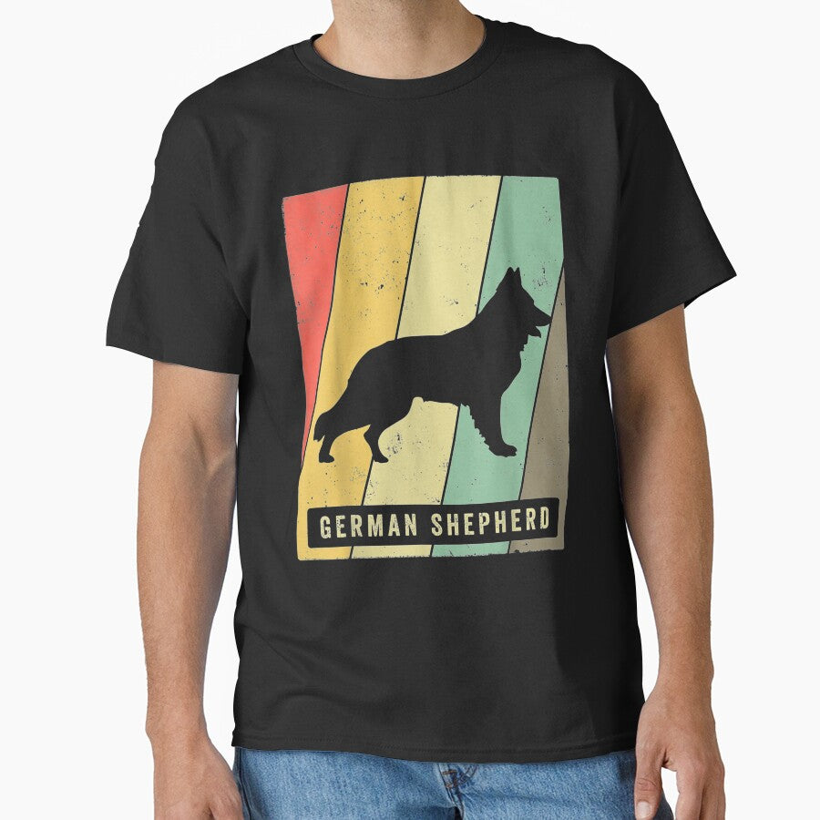 German Shepherd Dog Retro Vintage Gift by ninapfvu