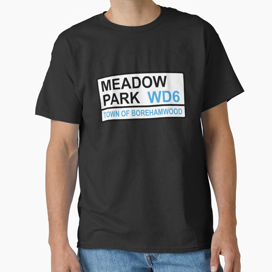 Boreham Wood Meadow Park Iconic Street Sign by DelfDesign