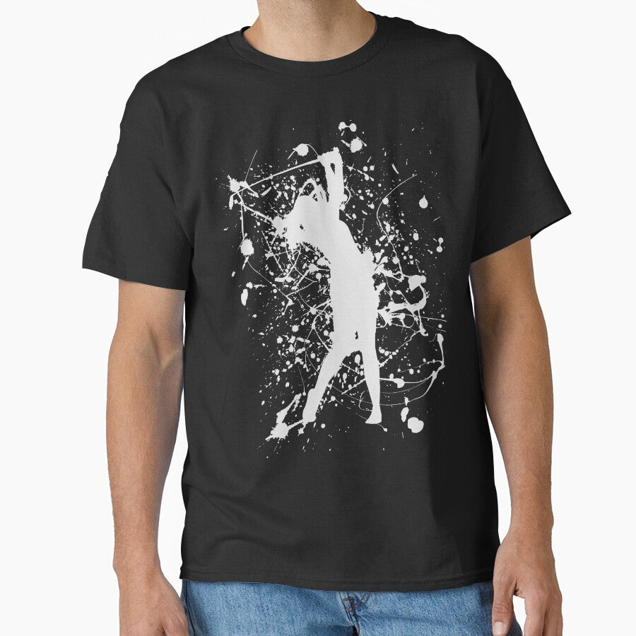 Paint Splatter Golfer by ChiweenieHobbit