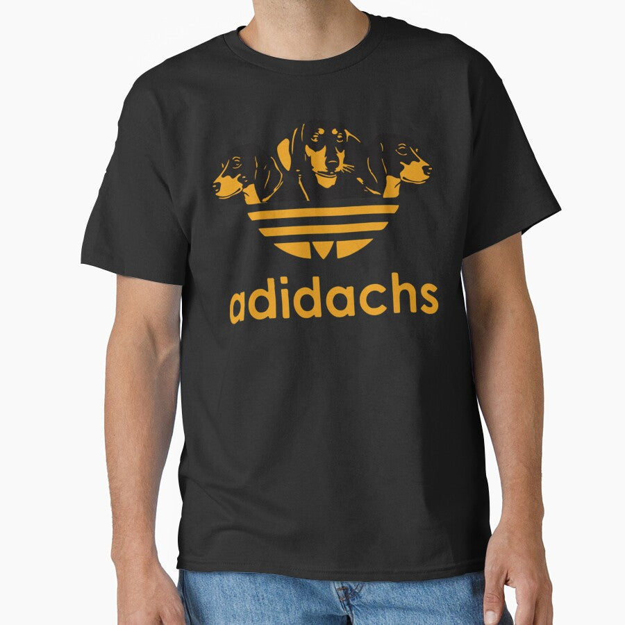 adidachs funny daschund Essential T-Shirt by JudithAlber