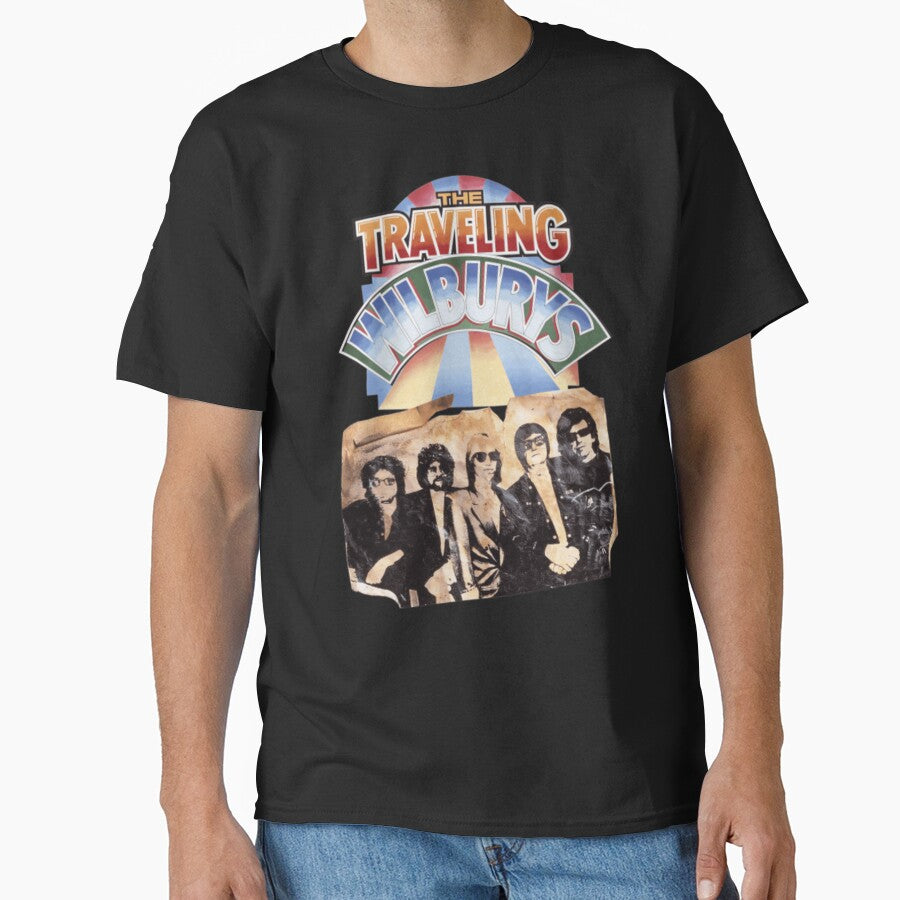 The Traveling Wilburys Full Members Vintage Poster For Rock Fans by Masonmarybell