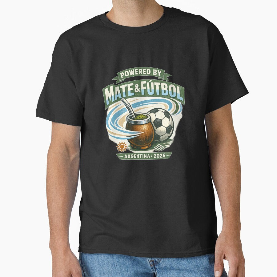 Argentina Football 2026 Powered By Mate & Fútbol by rebuZZ-Apparels-The Minimalistic Buzz