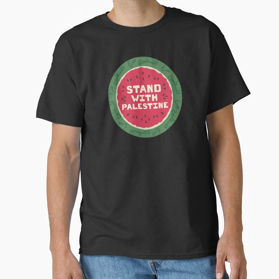 Free Palestine Watermelon Arabic by Rubyfruit Press