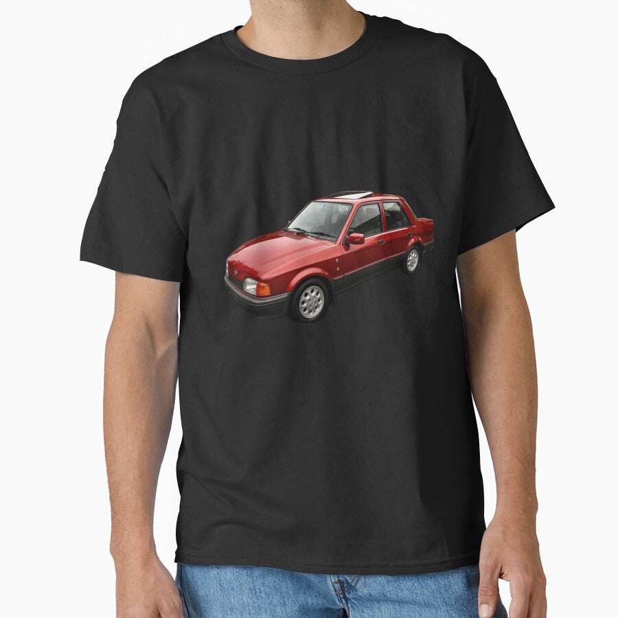 Retro 80s Executive Saloon Car Classic Vintage Motoring Design by Tee-Shirt-Topia