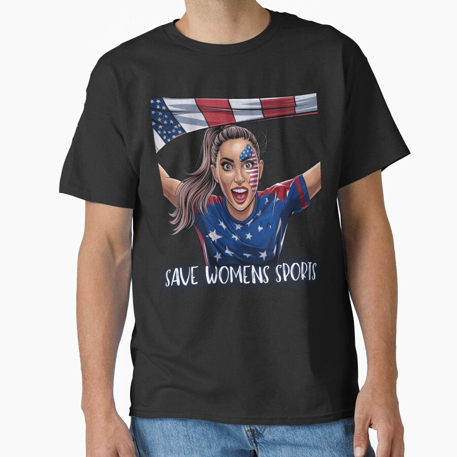 Save Womens Sports - USA Pride Illustration by HeroSports