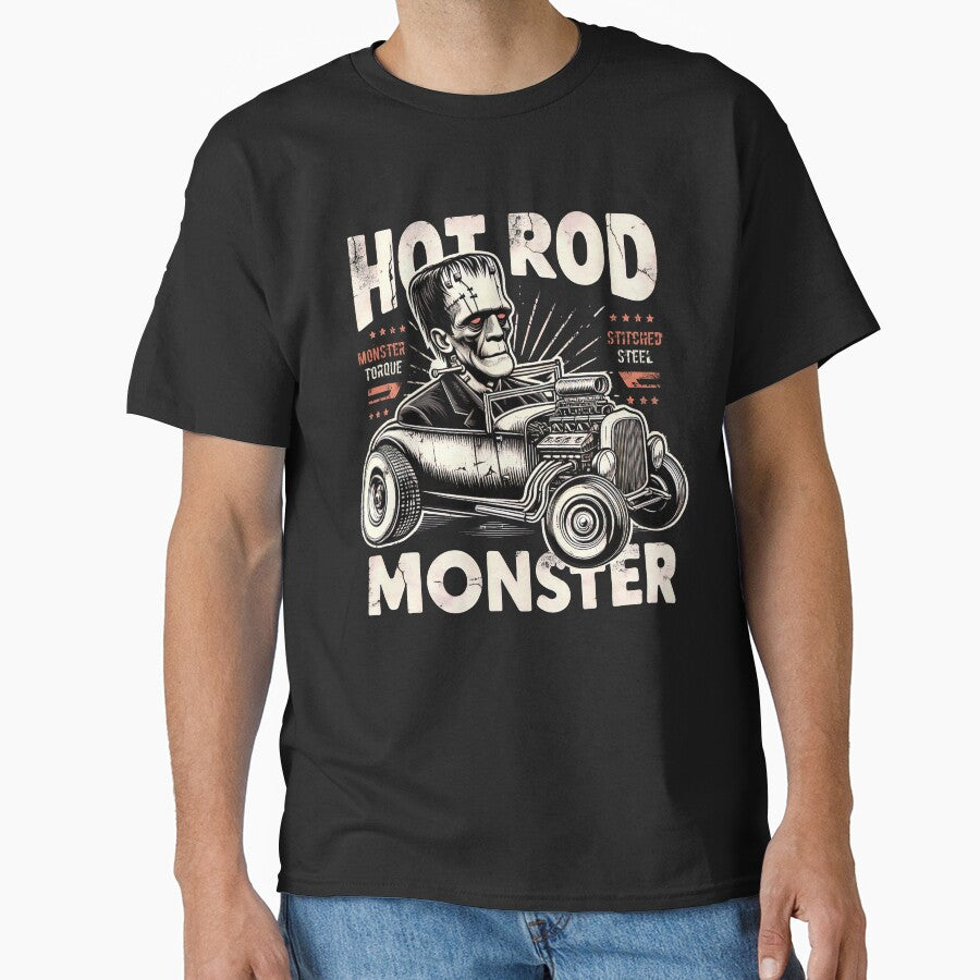 Frankenstein Hot Rod Monster Race Car by SpookshowDesign