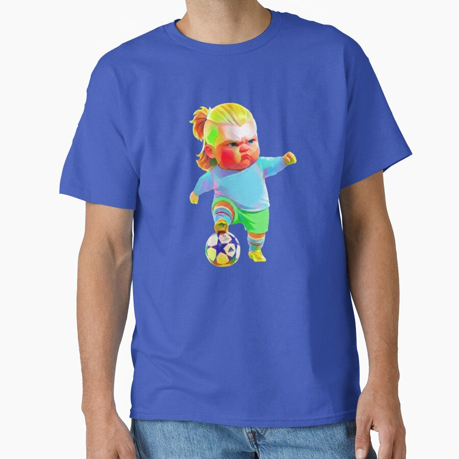 Cute Baby Football Striker World Cup Tournament Fan Art by Dream Weave Studio