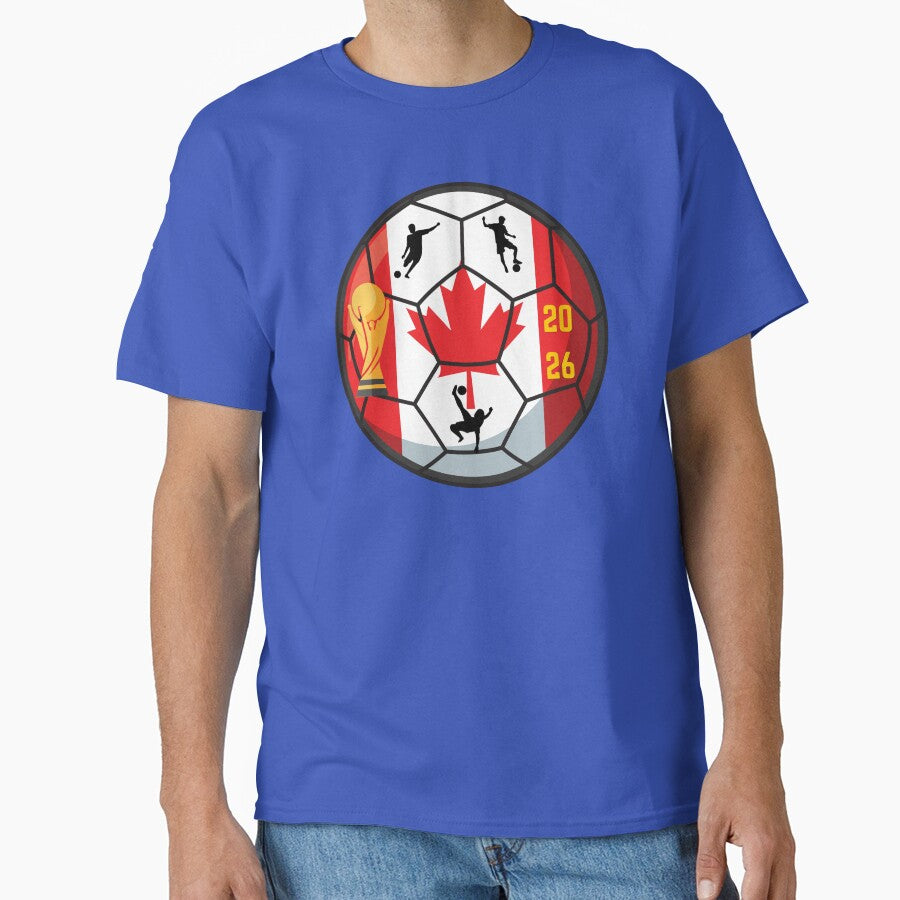 Canada Soccer 2026: World Cup Host Maple Leaf Ball Art by Mandarynkashop