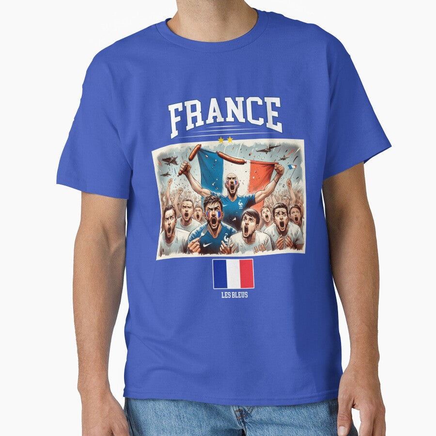 French Fans Euro24, sausage on a Fork. France by Get-Forked