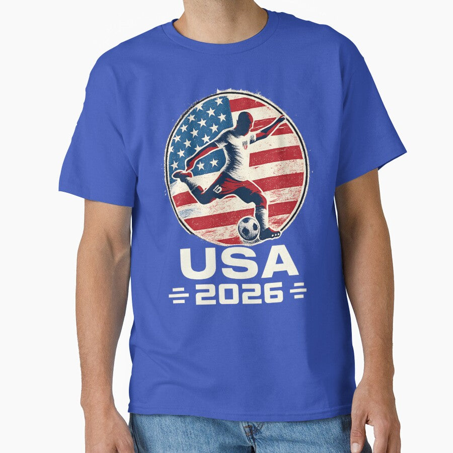 Team USA Flag Soccer Player 2026 by legendaryskins