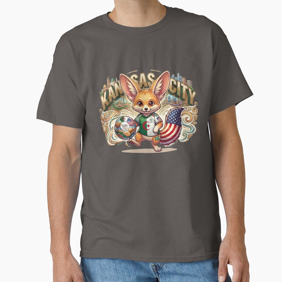 Fennec Fox Football Fan - 2026 Global Soccer Edition by printozaShop