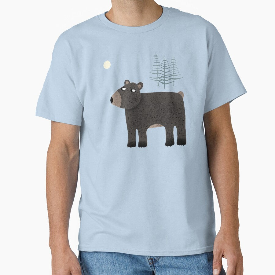 The Bear, the Trees and the Moon by squirrell