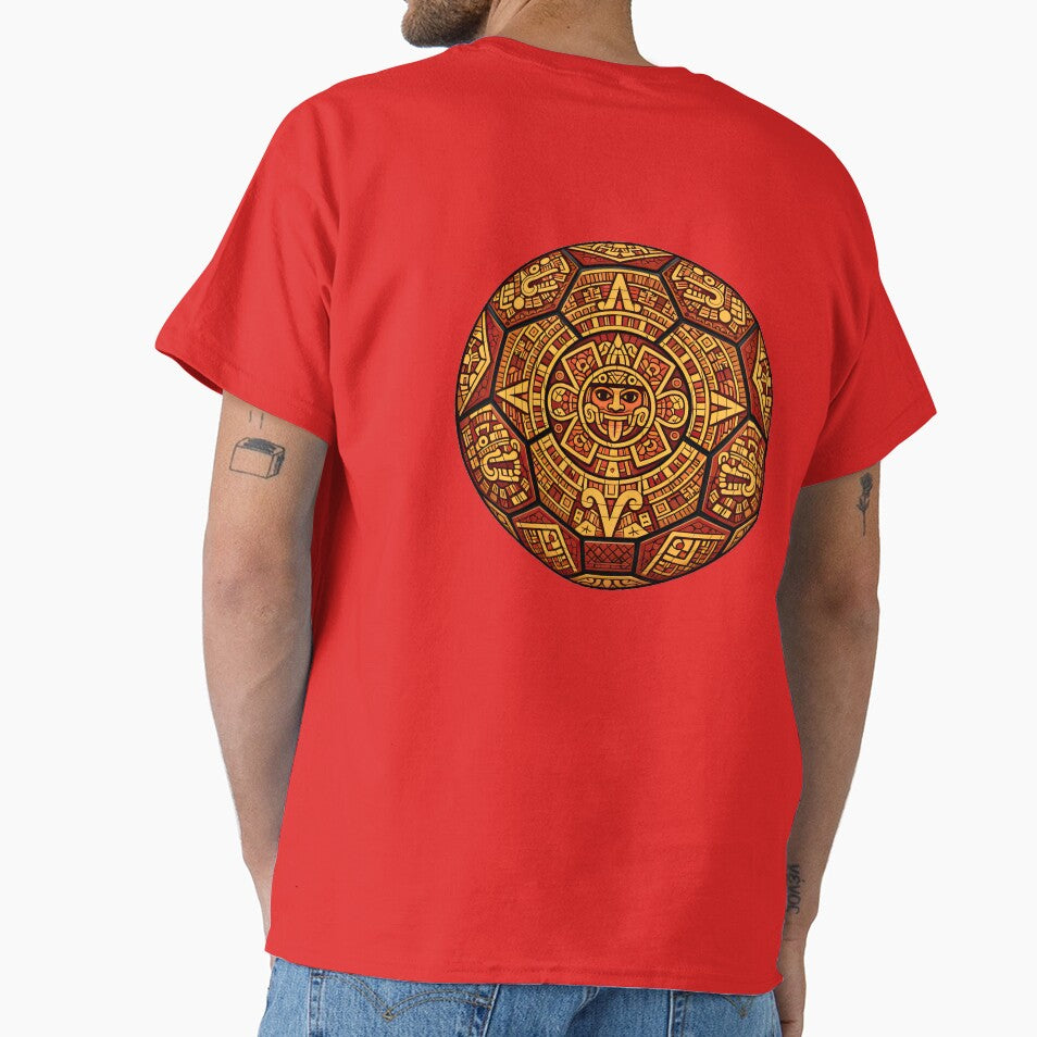 Aztec Sun Soccer Ball – Mexico Football 2026 Fan Art by BrickByDream